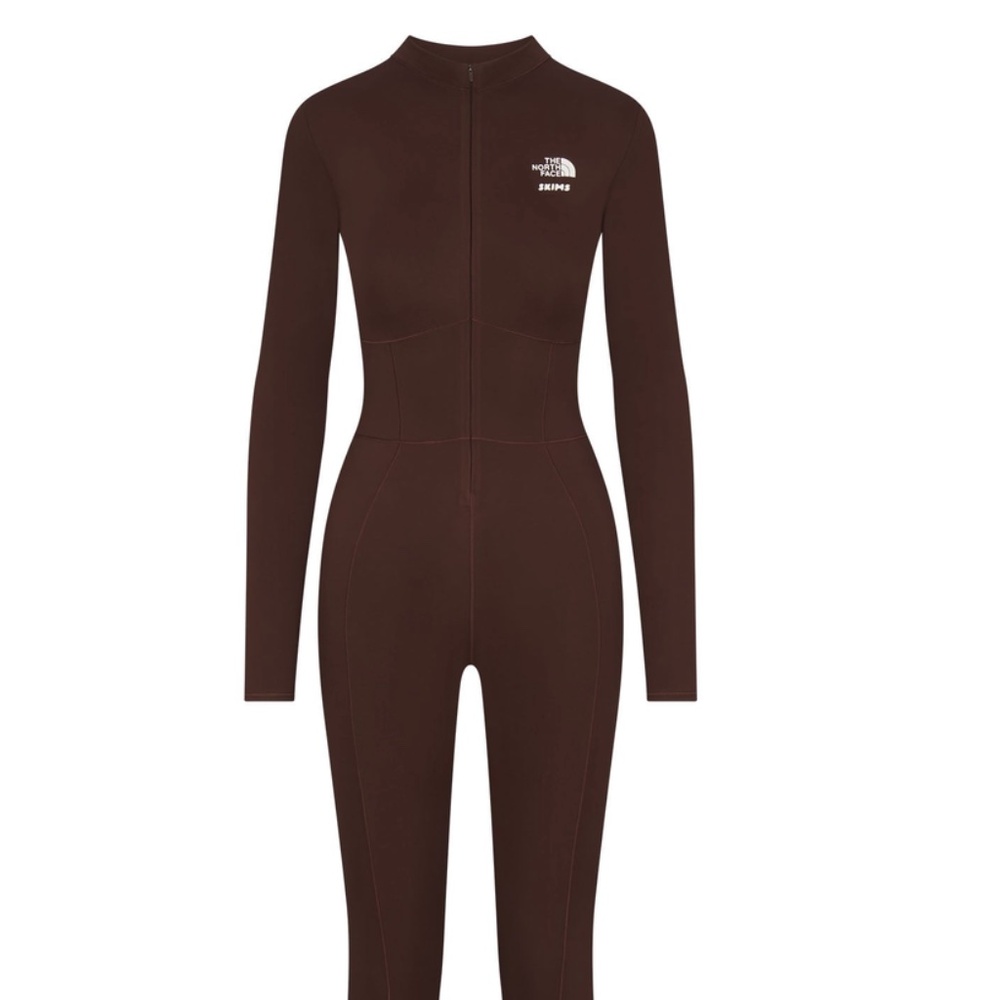 The Northface x Skims Refina Bodysuit in Cocoa - Size XS + S